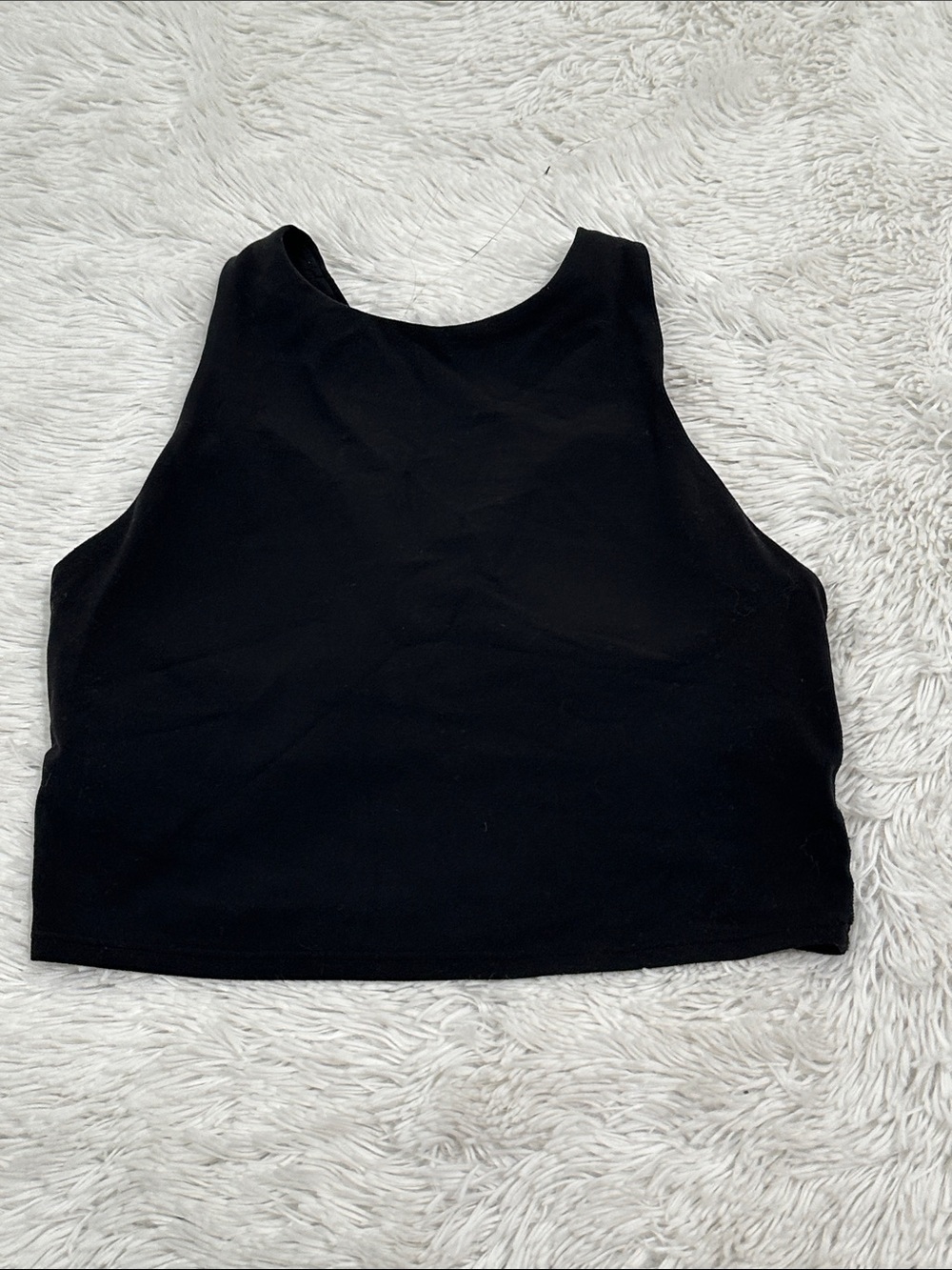 🎾 Athleta High Neck Crop Top